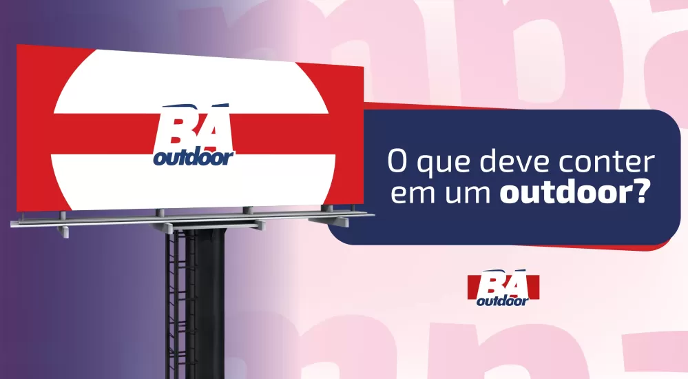 O que deve conter em um outdoor?